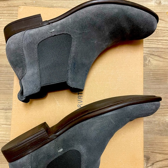 John Varvatos Star S low Chelsea boots, Coal, 8